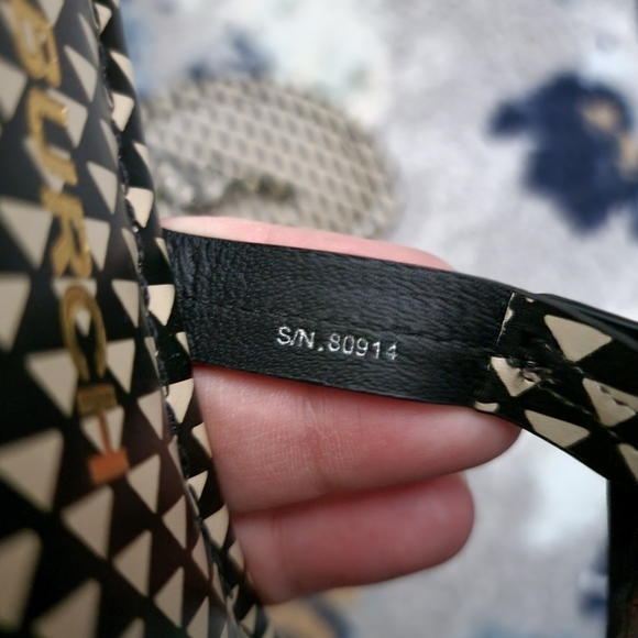 Tory Burch Miller Sandal in Triangle Geo Allover size 7.5 - Picture 4 of 6